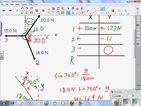 how to solve vector problems in physics