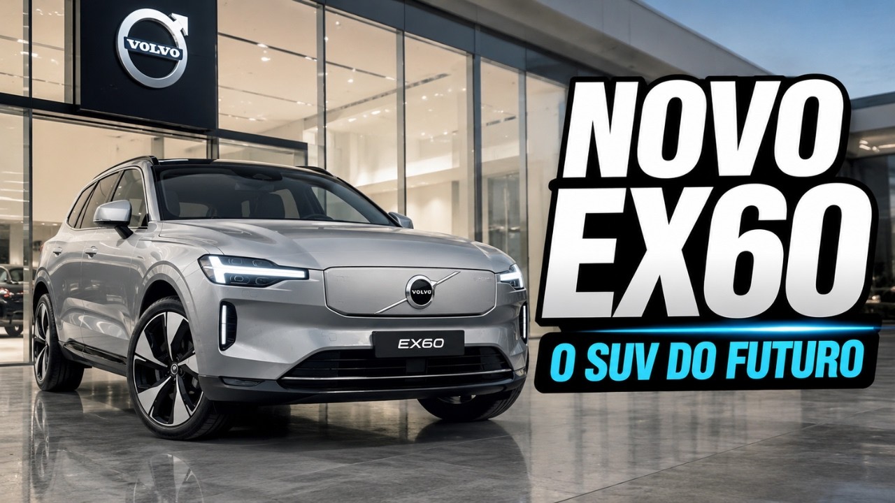 Volvo EX60 chega ao Brasil: SUV Elétrico com mais de 500 KM de Autonomia Promete Abalar o Mercado