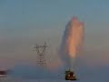 40,000 Thousand pound Snowblower extreme snow blowing