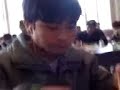 He eats chicken as fast as he eats dogs.
