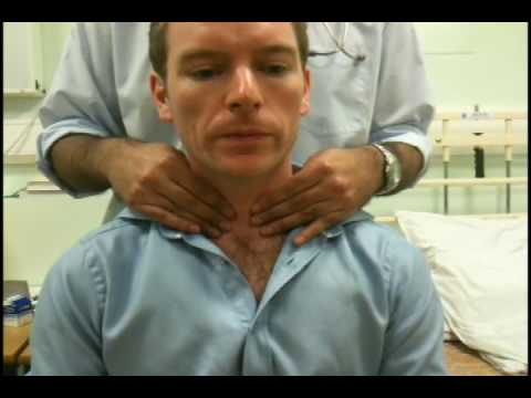 how to locate swollen glands
