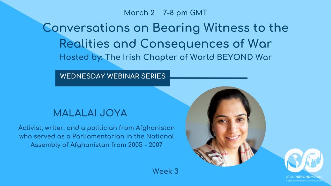 Webinar: In Conversation with Malalai Joya