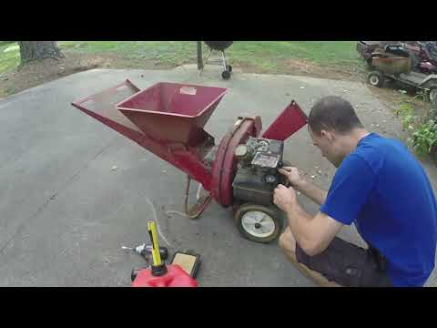 video-linktoworks-MTD Yard Machines wood chipper pull rope replacement,...