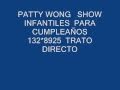 PATTY WONG cumpleaños feliz
