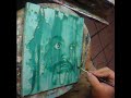 Zach Galifianakis Portrait Painting