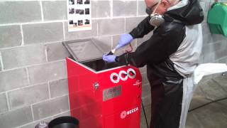 S300A Solvent Spray Gun Cleaner – Operation