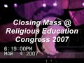 Closing Mass@Religious Education Congress 07
