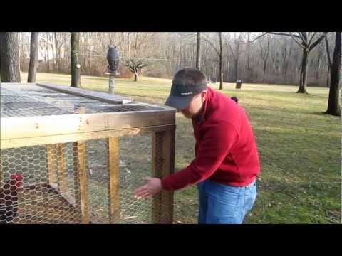 how to fasten chicken wire to wood
