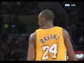 Kobe hits half court shot Kobe hits half court shot