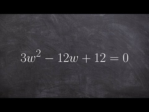 video-linktoworks-How to apply the quadratic formula to find one solution