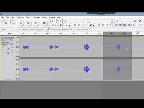 how to remove effects in audacity