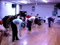 Class Warm up with dance master Richard Gonzalez Class Warm up with dance master Richard Gonzalez