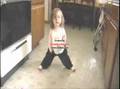 Arthrogryposis Arielle playing - a 2 year old child