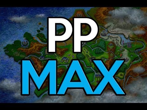 how to get pp max in pokemon x
