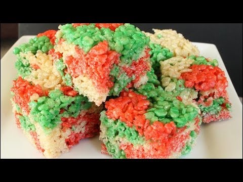 how to dye rice krispies green