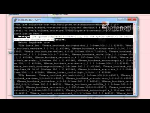 how to patch esx 5.1