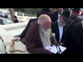 תפילה לרפואת הרב יעקב חי יוסף בן מרגלית בציון קבריהם של החיד"א והרב מרדכי אליהו זצ"ל