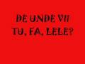 TUDOR   GHEORGHE----De  unde vii tu, fa, lele ??? - videoclip