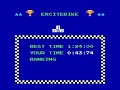 - played mode b untill end of track 5 (it repeats forever). - aims for fastest time - takes damage to save time (i crash at the end of first track, there was no way around it) - times for each track were: 0 = 38.92 (easy version of track 1) 1 = 43:74 2 = 45:21 3 = 44:59 4 = 44:73 5 = 36:51 how it works: - b button heats the engine, a button heats it 50% only. - b button accelerates to max speed faster than a. - when at max speed on the ground, its best to hold a, so the engine doesn't heat ...