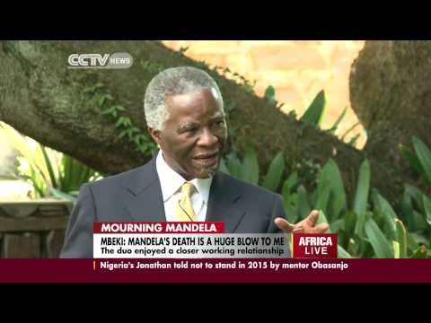 former - Few can claim to have had a closer working relationship with Nelson Mandela, than his former deputy and successor, Thabo Mbeki. CCTV's Fahmida Miller had a s...