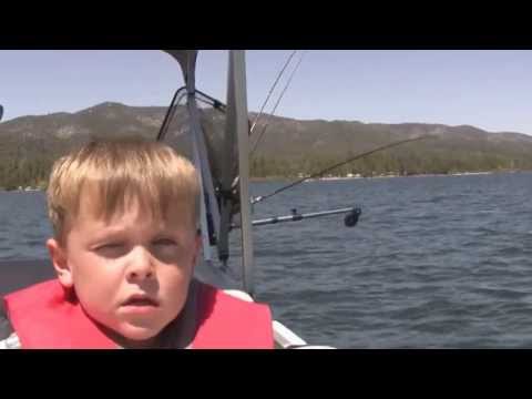 The Fletcher boys catch their FIRST FISH with Lucky Bear Fishing Charters