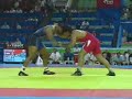 Alireza Heidari wrestling with his American opponent in 2006 wrestling worldcup.