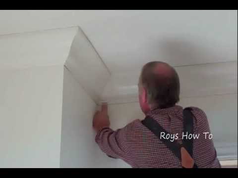how to fasten pvc crown molding