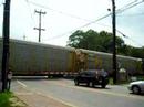 CSX Mixed Train passes through Gaithersburg