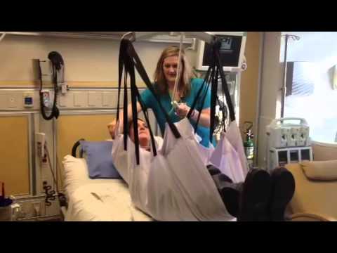 how to use a hoist in a care setting