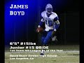 defensive highlight reel for los angeles david starr jordan bulldogs' james boyd; recent commit to the usc trojans