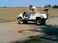 insane lifted golf cart burnout insane lifted golf cart burnout