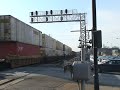 BNSF #7551 Leads Intermodal West, Berwyn, IL.