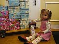 Kate's shoe boxes for Operation Christmas Child