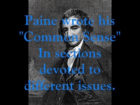 common sense thomas paine original