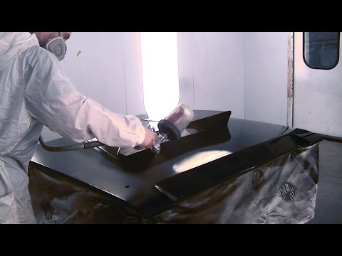 how to paint a car matte black