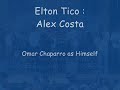 elton john , o mejor dicho elton tico, interpretado por el comediante alex costa , junto a omar chparro , hacen undueto en 