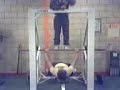 Benching a lad on a smith machine