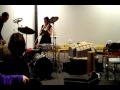 R*time on the rocks - a special presentation of Argentinian Israeli artist Tuly Bauman's amazing sculptural percussion instruments made out of volcanic rocks at the New York hall of science in Queens played by Igal Foni on Percussion and Reut Regev on Brass instruments and percussion December 2011 part 1