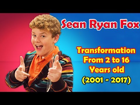 Sean Ryan Fox transformation from 2 to 16 years old