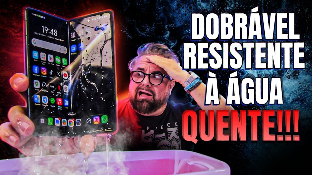 Hands On e teste debaixo da ÁGUA QUENTE: Honor MAGIC V6!