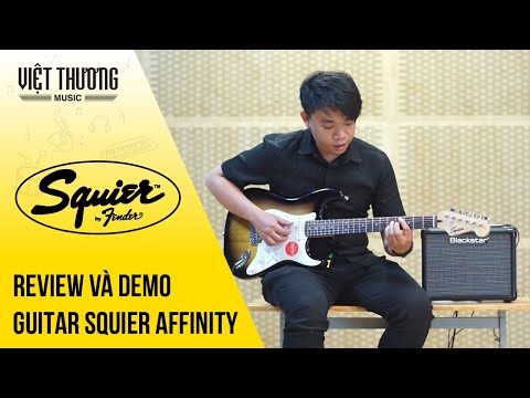 Review và Demo đàn guitar điện Squier Affinity