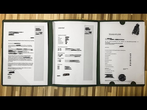 Bewerbungsmappe: einsortieren, Reihenfolge 3-teilig mit Deckblatt [Tutorial, richtig anordnen]