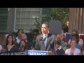 Obama on leaving Iraq, finishing the original job