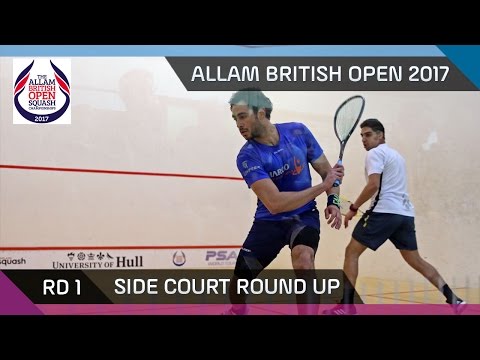 Squash: Side Court Round Up - British Open 2017 Rd 1