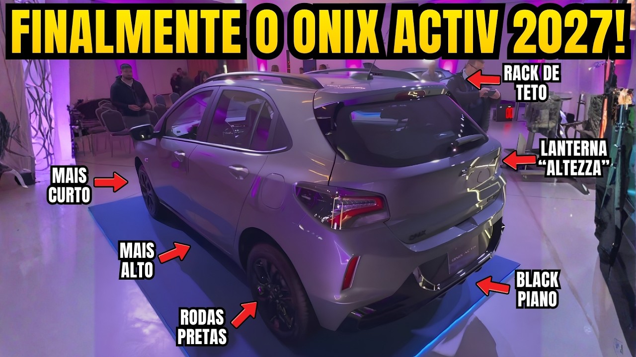 FINALMENTE CHEGOU O CHEVROLET ONIX ACTIV 2027!!!