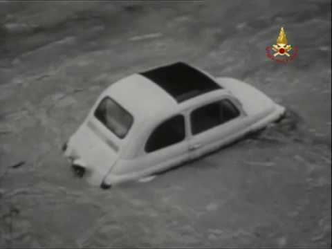 Alluvione Firenze 1966 nel filmato originale Ministero Interno