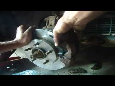 Front Brake Pads & Rotor Replacement On Oldsmobile Cutlass Ciera