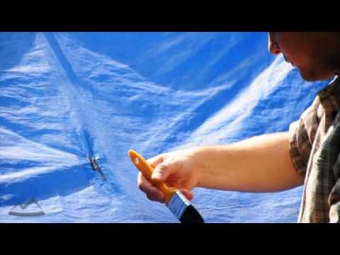 how to patch tarp