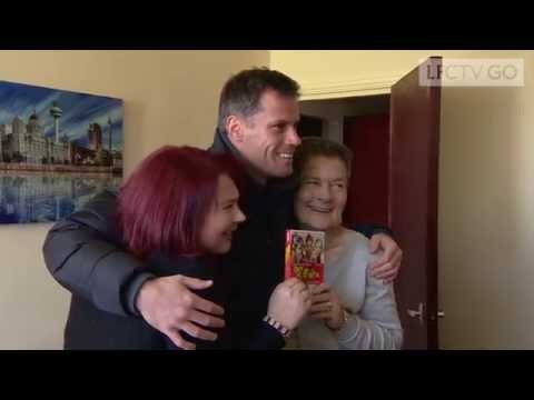 Jamie Carragher surprises fan with a special delivery