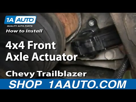How To Install Repair Replace 4×4 Front Axle Actuator Chevy Trailblazer GMC Envoy 02-06 1AAuto.com